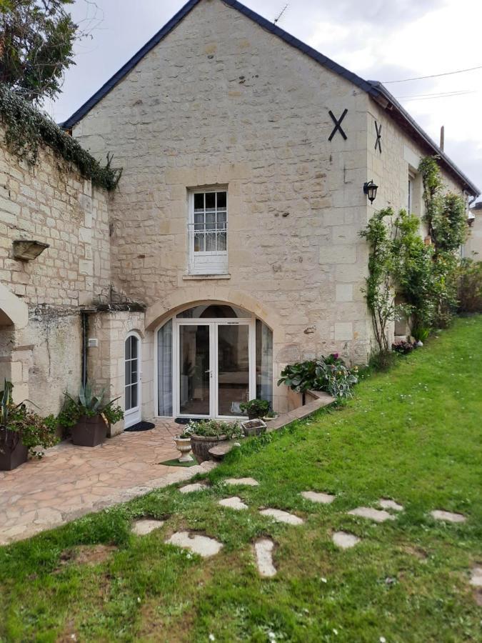 Villa Esprit Troglo Beaumont-en-Véron Exterior foto